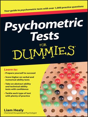 Psychometric Tests For Dummies - ebook